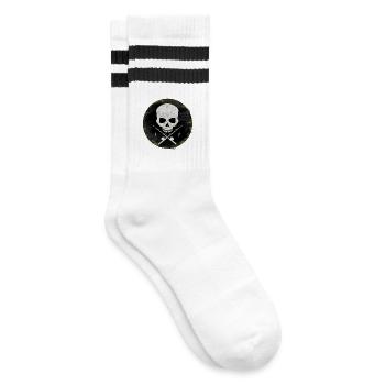 Pêcheurs - Chaussettes de tennis - blanc/noir - Droite
