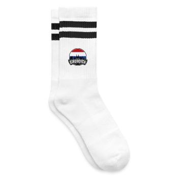 Eindhoven Pays-Bas Skyline Voyage Souvenir Dutc - Chaussettes de tennis - blanc/noir - Droite