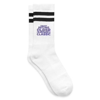 Déclaration Anniversaire - Chaussettes de tennis - blanc/noir - Droite