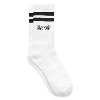 Chevaux étalons Galop Chevaux islandais Jument - Chaussettes de tennis - blanc/noir - Droite