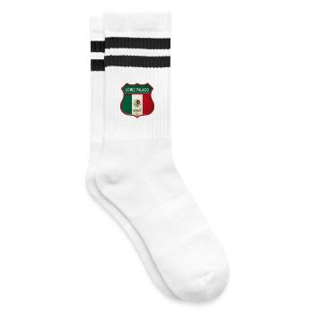 Design des armoiries de Gomez Palacio Mexico - Chaussettes de tennis - blanc/noir - Droite
