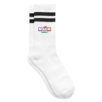 Paresseux Déclaration Animal Sommeil Froid Mammifère - Chaussettes de tennis - blanc/noir - Droite