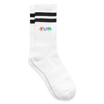 Équipe Padel Padel Training Padel Game Club Tournoi - Chaussettes de tennis - blanc/noir - Droite