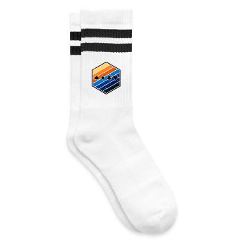 Poker Jeu de cartes Casino Poker Jeux d’argent - Chaussettes de tennis - blanc/noir - Droite