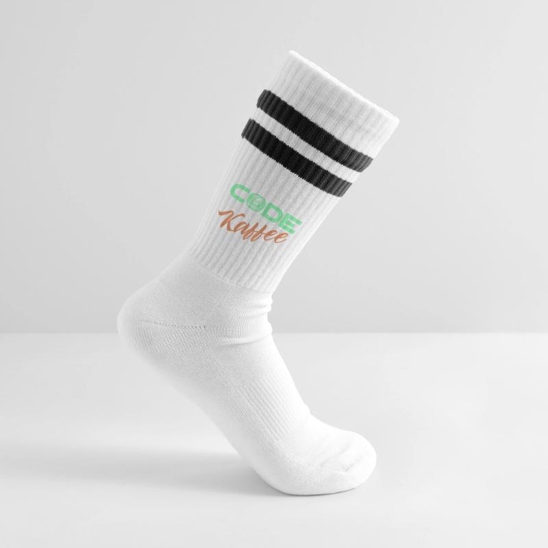Gestreifte Tennissocken