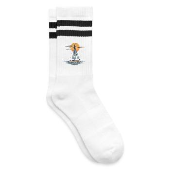 Croquis de voilier - Chaussettes de tennis - blanc/noir - Droite