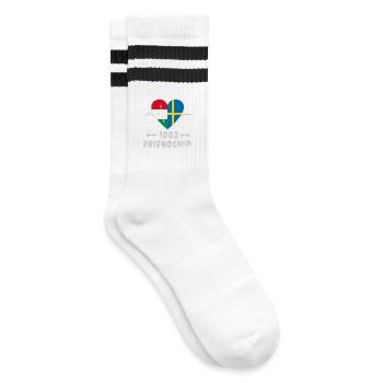 La Hongrie et la Suède : une amitié à 100 % - Chaussettes de tennis - blanc/noir - Droite