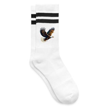 Aigle - Chaussettes de tennis - blanc/noir - Droite
