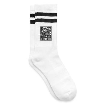 Locomotive à vapeur cheminot Retro - Chaussettes de tennis - blanc/noir - Droite