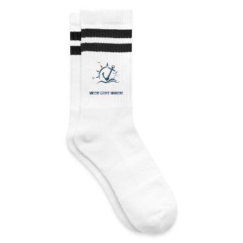 La mer fonctionne toujours - Chaussettes de tennis - blanc/noir - Droite