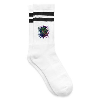 de la forêt - Chaussettes de tennis - blanc/noir - Droite