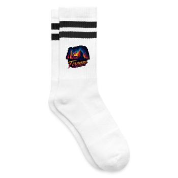 Florence Florence Ville Italie Silhouette Cadeau - Chaussettes de tennis - blanc/noir - Droite