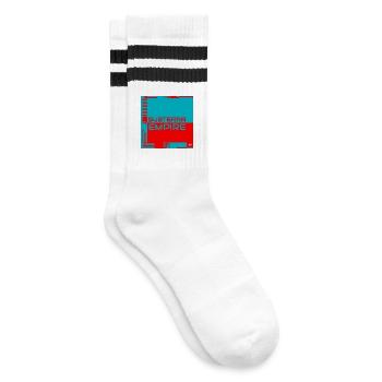 Subterra Empire Official Cover Artwork - Striped tennis socks - white/black - Right