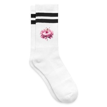 Danseuse de ballet avec tutu - Chaussettes de tennis - blanc/noir - Droite