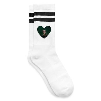 Cœur du Cap Nord - Chaussettes de tennis - blanc/noir - Droite