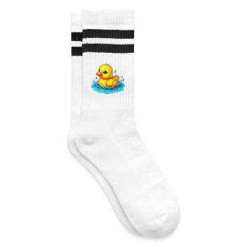 Caneton Canard Canard - Chaussettes de tennis - blanc/noir - Droite