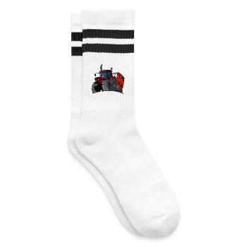 0856 chariot de caisse - Chaussettes de tennis - blanc/noir - Droite