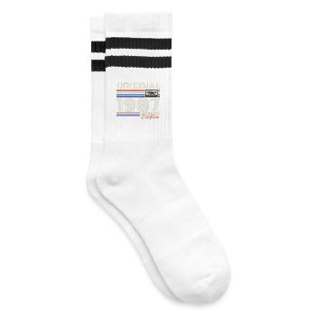 Cadeau d’anniversaire rétro vintage original de 1987 - Chaussettes de tennis - blanc/noir - Droite