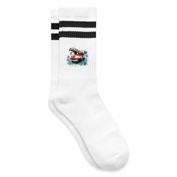 Échelle tournante IFA W50 Fire Brigade - Chaussettes de tennis - blanc/noir - Droite