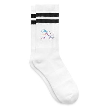 Ski de fond Ski de fond - Chaussettes de tennis - blanc/noir - Droite