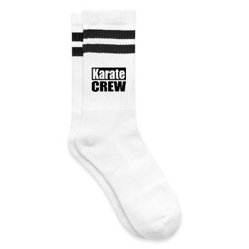Karate-Mannschaft - Gestreifte Tennissocken - Weiß/Schwarz - Rechts