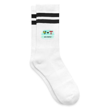 Liban et Suède 100 % parfait / Cadeau - Chaussettes de tennis - blanc/noir - Droite