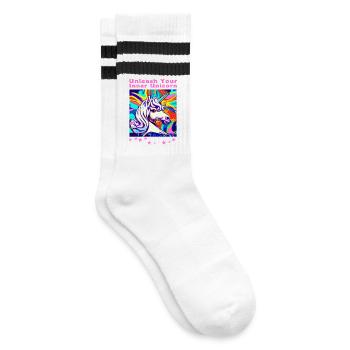 Chemise magique pour les rêveurs - Chaussettes de tennis - blanc/noir - Droite