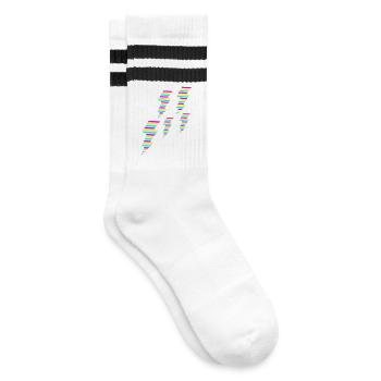 tri color flash blitz electro power - Striped tennis socks - white/black - Right