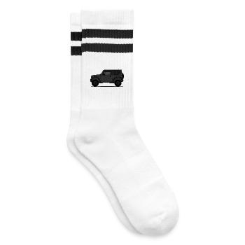 Jimny Noir - Chaussettes de tennis - blanc/noir - Droite