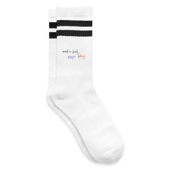 Lisez une page de livre aujourd’hui qui dit – Sweet Books T-Shi - Chaussettes de tennis - blanc/noir - Droite