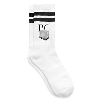 mon PC ma religion - Chaussettes de tennis - blanc/noir - Droite