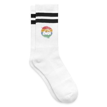 Voiture de pompiers - Chaussettes de tennis - blanc/noir - Droite