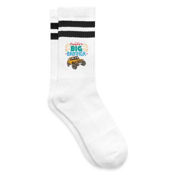 Big Brother, grand frère Autocollant - Chaussettes de tennis - blanc/noir - Droite