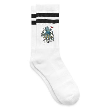 Le Chapeau de Marin Poulpe - Chaussettes de tennis - blanc/noir - Droite