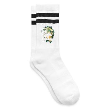 Rétro extérieur nature sauvage ours arbres - Chaussettes de tennis - blanc/noir - Droite