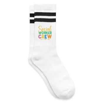 Équipe de quota de travailleurs sociaux Travail social - Chaussettes de tennis - blanc/noir - Droite