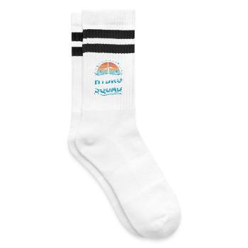Hydro Squad Renewable Energy Hydropower - Striped tennis socks - white/black - Right