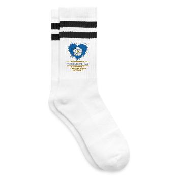 Journée du Yorkshire Le Yorkshire est fier du nord de l’Angleterre - Chaussettes de tennis - blanc/noir - Droite