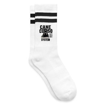 Système de sécurité Cane Corso 24h/7 - Chaussettes de tennis - blanc/noir - Droite