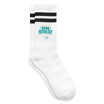 Semaine du laboratoire de pathologie, Diagnostic, - Chaussettes de tennis - blanc/noir - Droite