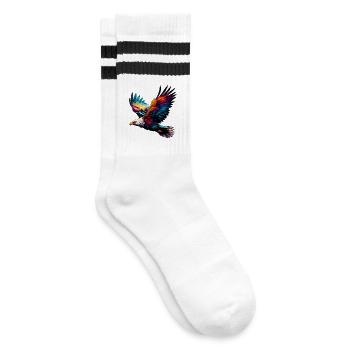 Aigle - Chaussettes de tennis - blanc/noir - Droite