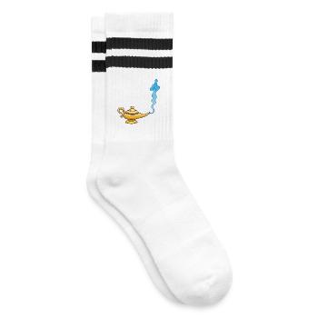 Le génie - Chaussettes de tennis - blanc/noir - Droite