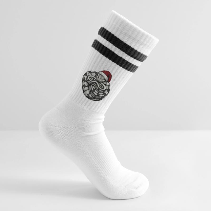 Serpent roi python roi de Noël Python boule Chaussettes de tennis