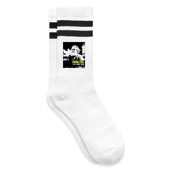 Amor Fati – Love Your Fate Marcus Aurelius - Chaussettes de tennis - blanc/noir - Droite