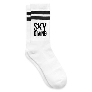 Parachutisme parachutisme - Chaussettes de tennis - blanc/noir - Droite