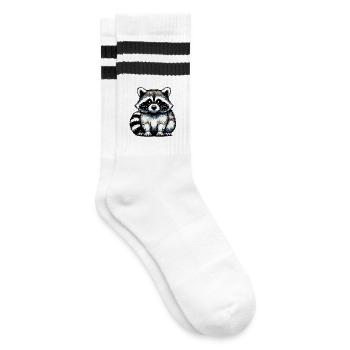 Raton laveur - Chaussettes de tennis - blanc/noir - Droite