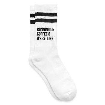 Ringen - Gestreifte Tennissocken - Weiß/Schwarz - Rechts