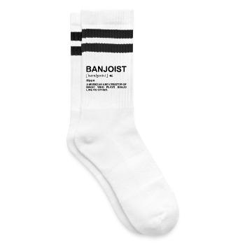 Signification des joueurs de banjo - Chaussettes de tennis - blanc/noir - Droite