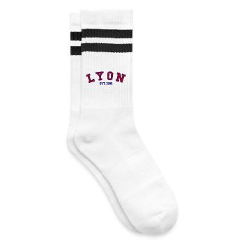 Lyon Est. 1995 - Chaussettes de tennis - blanc/noir - Droite