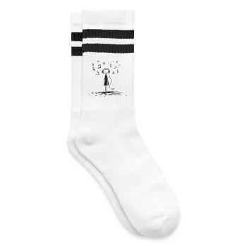 Écouter de la musique - Chaussettes de tennis - blanc/noir - Droite